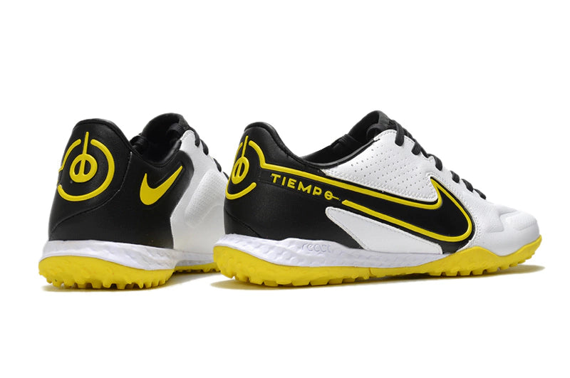 Chuteira Nike Tiempo 9 Pro Society - Branco/Amarelo