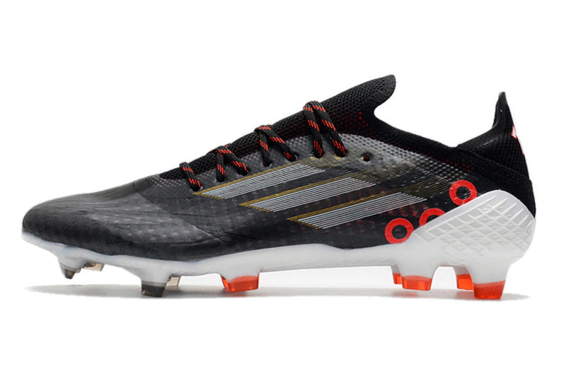 Chuteira Adidas Speedfow.1 FG - Preto/Branco