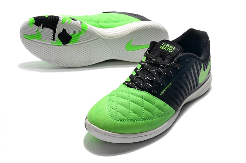 Chuteira Nike Lunar Gato Futsal - Verde/Preto