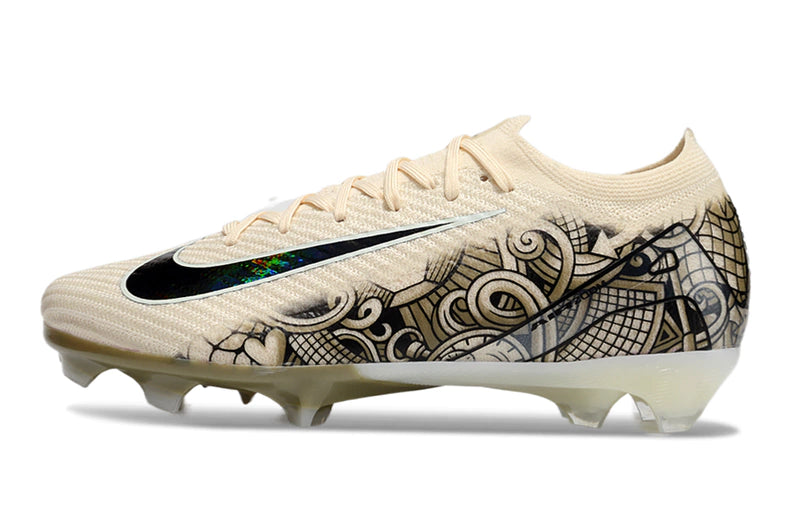 Chuteira Nike Air Zoom Mercurial Vapor 16 Elite FG - Marrom/Preto