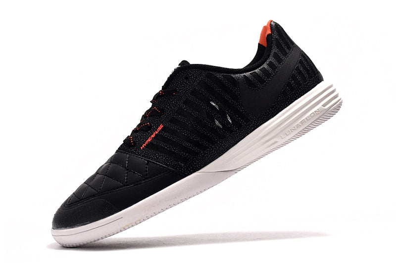 Chuteira Nike Lunar Gato Futsal - Preto/Laranja