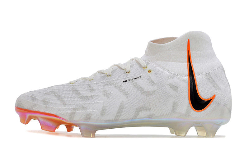 Chuteira Nike Phantom Luna Elite Campo FG - Branco/Laranja