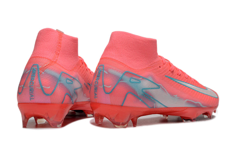 Chuteira Nike Mercurial Superfly 10 Elite Campo - Rosa/Azul