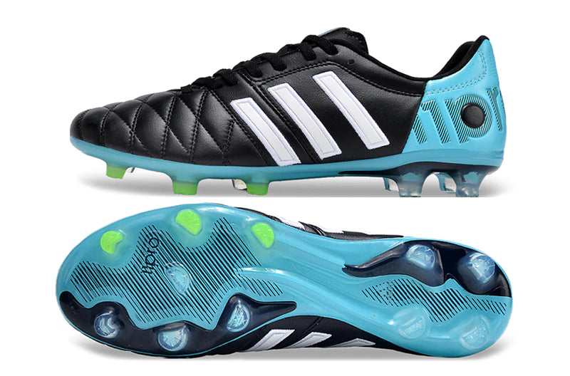 Chuteira Adidas Adipure 11Pro Campo FG - Preto/Azul