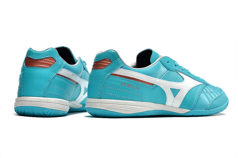 Chuteira Mizuno Morelia Sala Futsal - Azul/Branco