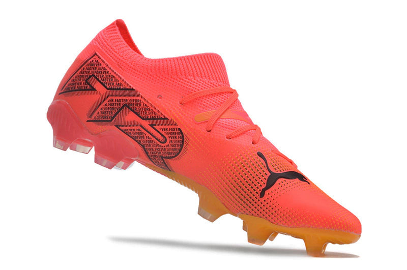 Chuteira Puma Future 7 Ultimate Campo FG - Laranja/Preto