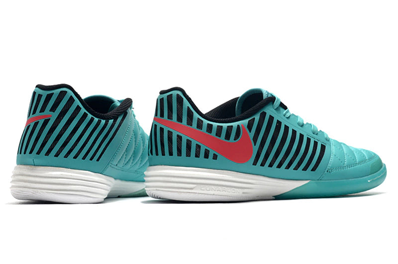 Chuteira Nike Lunar Gato Futsal - Azul/Vermelho