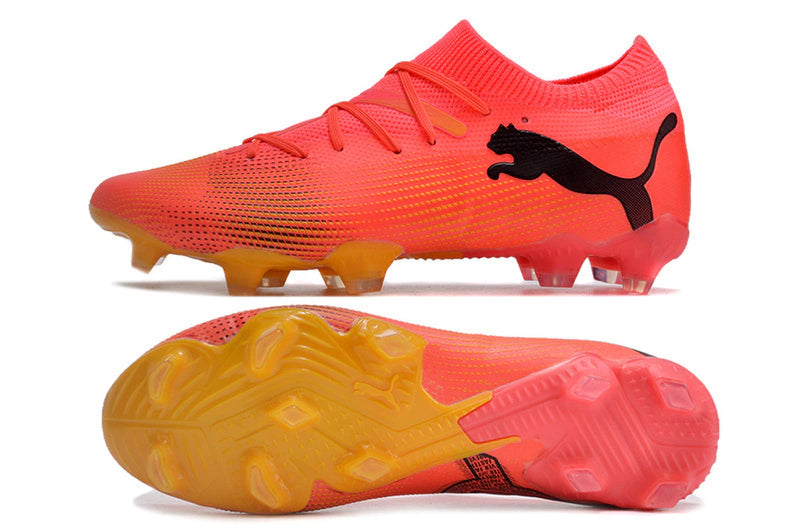 Chuteira Puma Future 7 Ultimate Campo FG - Laranja/Preto