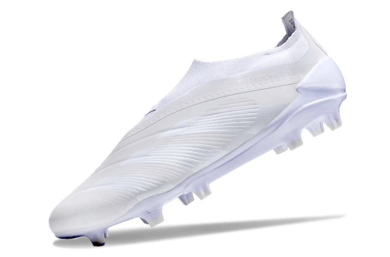 Chuteira Adidas Predstrike Elite Laceless Campo - White