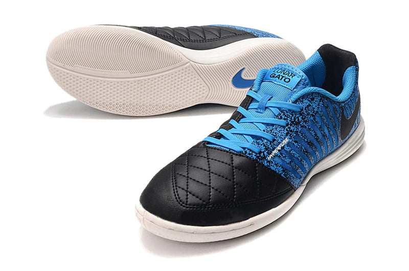 Chuteira Nike Lunar Gato Futsal - Azul/Preto