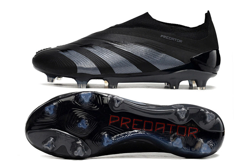 Chuteira Adidas Predstrike Elite Laceless Campo - All Black
