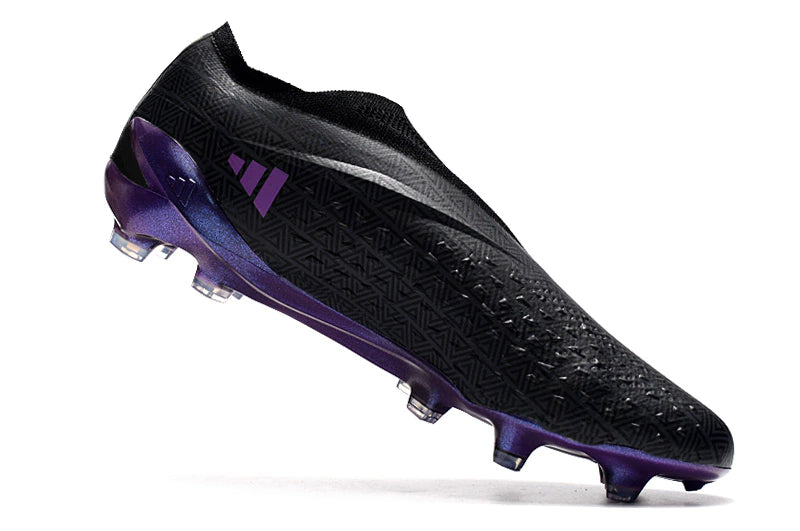 Chuteira Adidas X Speedportal+ FG - Preto/Roxo