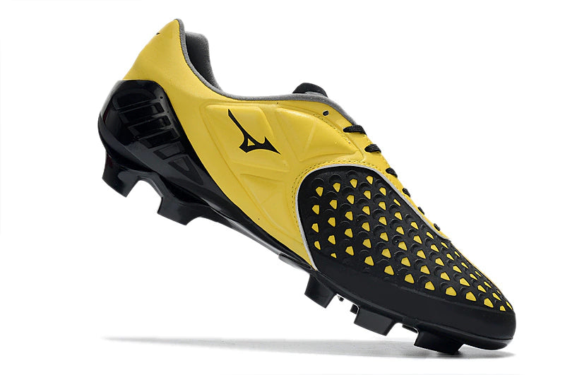 Chuteira Mizuno Wave Ignitus Japan FG - Amarelo/Preto