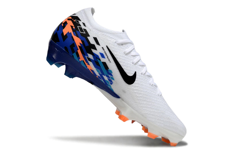 Chuteira Nike Air Zoom Mercurial Vapor 16 Elite FG - Branco/Azul