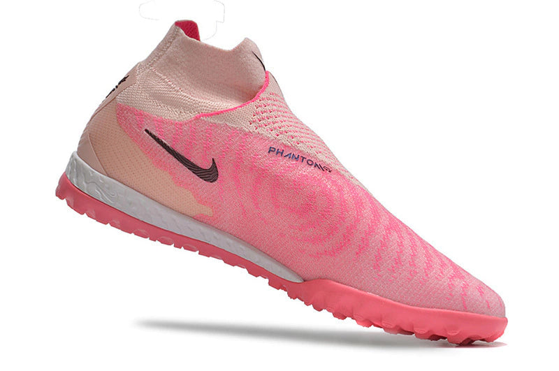 Chuteira Nike Phantom GX DF Society TF - Rosa