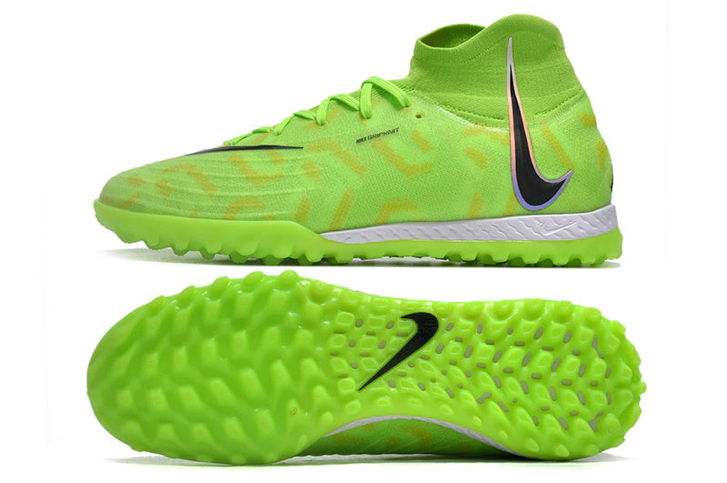 Chuteira Nike React Phantom Luna Elite Society - Verde/Preto