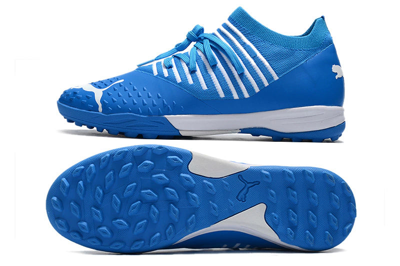 Chuteira Puma Future Z 1.4 Pro Cage Society - Azul