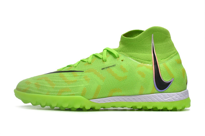 Chuteira Nike React Phantom Luna Elite Society - Verde/Preto