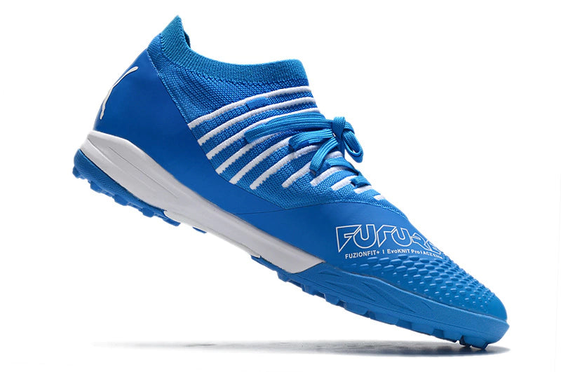 Chuteira Puma Future Z 1.4 Pro Cage Society - Azul