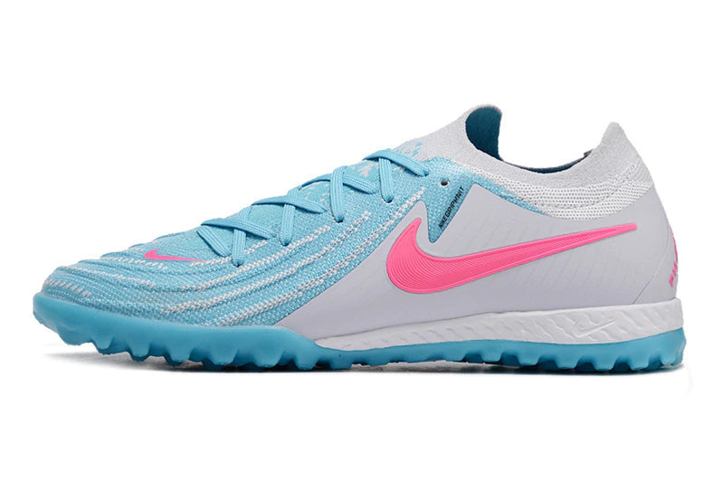 Chuteira Nike Phantom GX 2 Elite Society TF - Azul/Branco