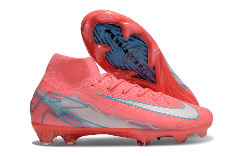 Chuteira Nike Mercurial Superfly 10 Elite Campo - Rosa/Azul