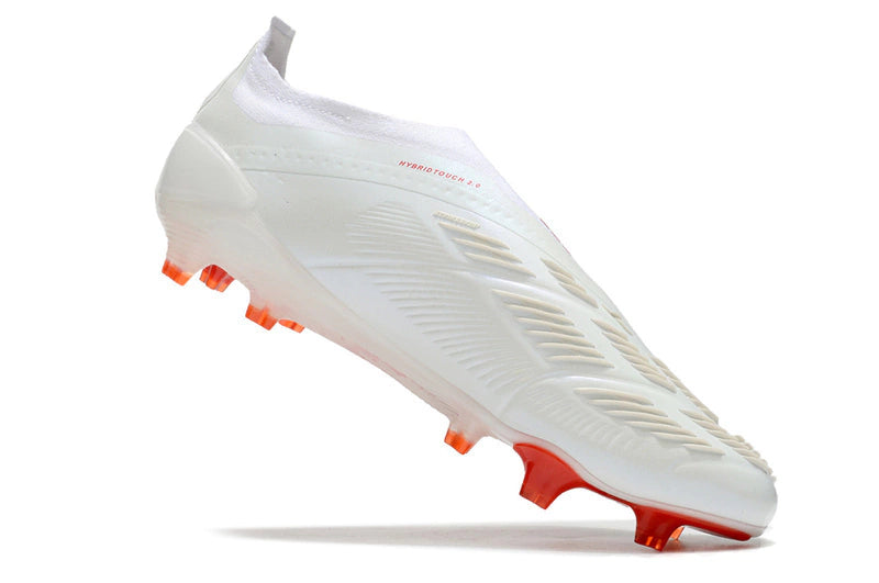 Chuteira Adidas Predstrike Elite Laceless Campo - Branco/Vermelho