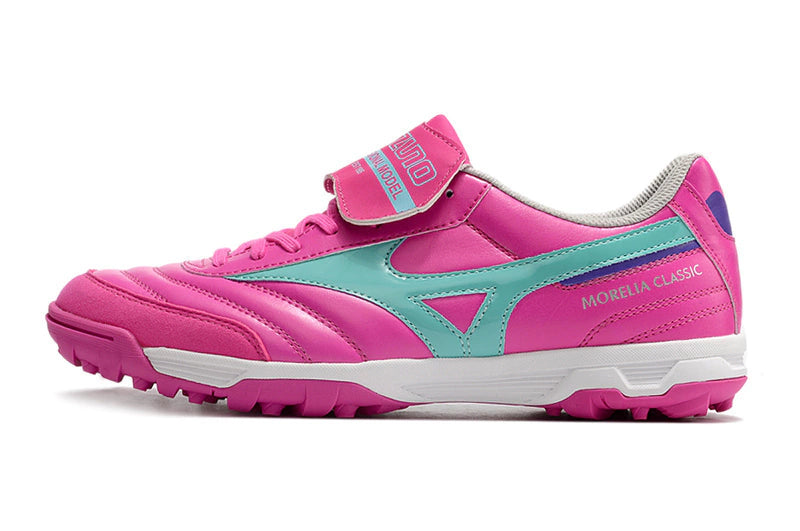 Chuteira Mizuno Morelia Neo 2 Society - Rosa/Azul