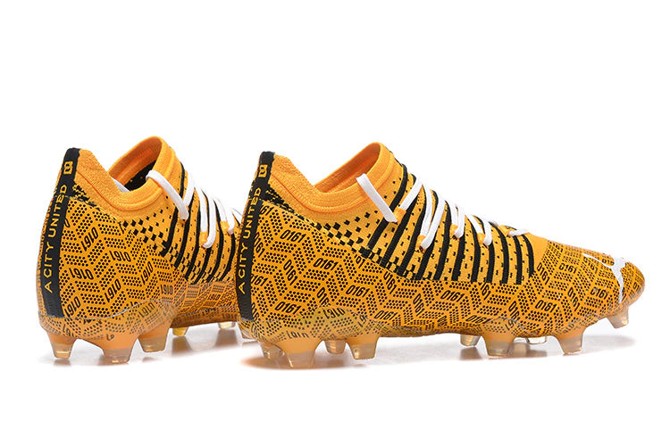 Chuteira Puma Future Z 1.4 Campo FG/AG - Amarelo/Preto