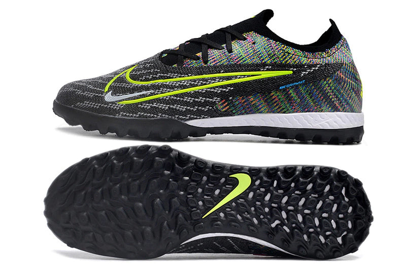 Chuteira Nike Phantom GX Elite Society TF - Preto/Verde