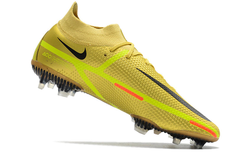 Chuteira Nike Campo Phantom GT 2 Elite FG - Dourado