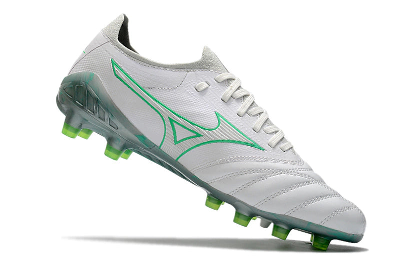 Chuteira Mizuno Morelia Neo 3 Campo FG - Branco/Verde
