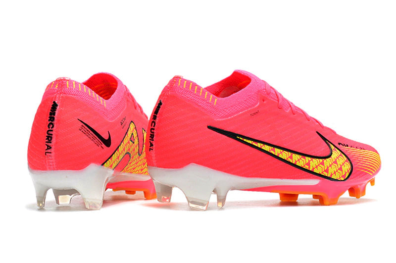 Chuteira Nike Air Zoom Mercurial Vapor 15 Elite FG - Rosa/Branco