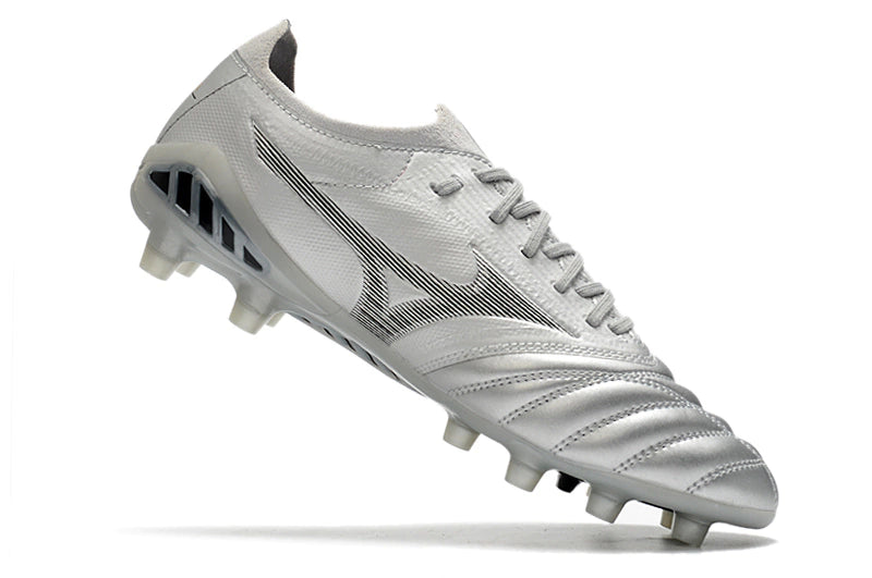 Chuteira Mizuno Morelia Neo 3 Campo FG - Cinza
