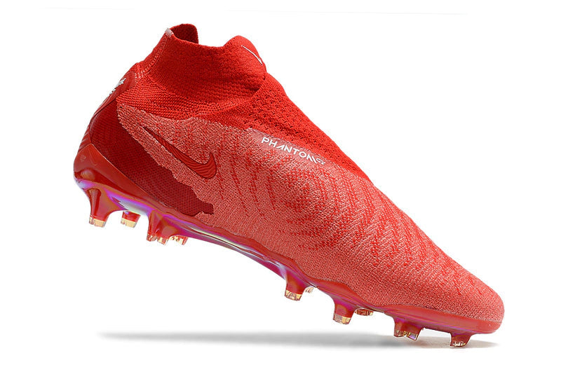 Chuteira Nike Campo Phantom GX Elite FG - Vermelho/Branco