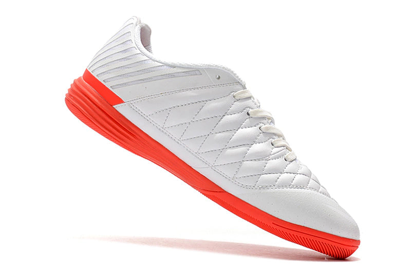 Chuteira Nike Lunar Gato Futsal - Branco/Vermelho