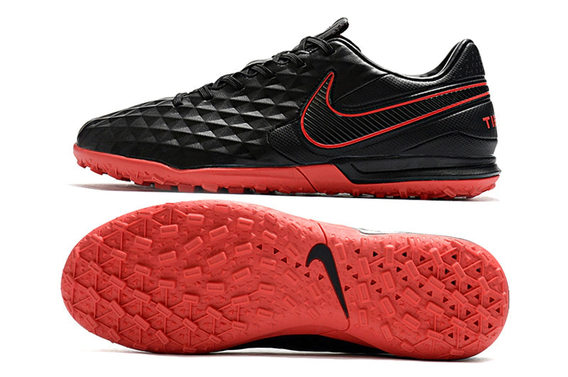 Chuteira Nike Tiempo 8 Pro Society - Preto/Laranja