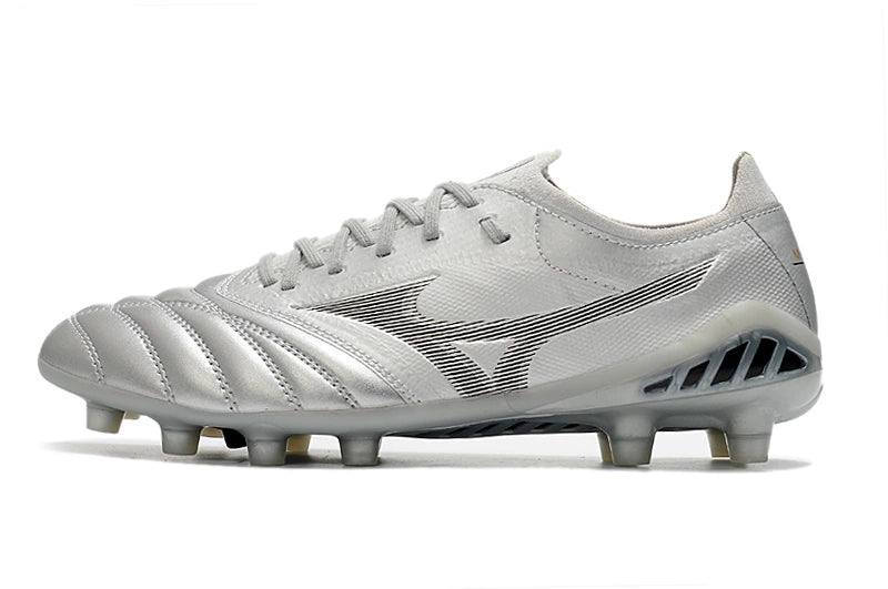 Chuteira Mizuno Morelia Neo 3 Campo FG - Cinza