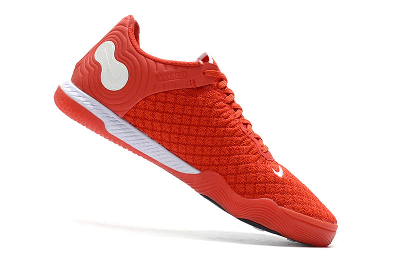 Chuteira Nike React Gato Futsal IC - Vermelho/Branco
