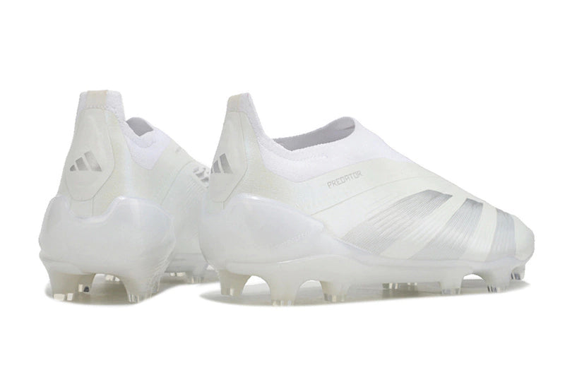 Chuteira Adidas Predstrike Elite Laceless Campo - All White