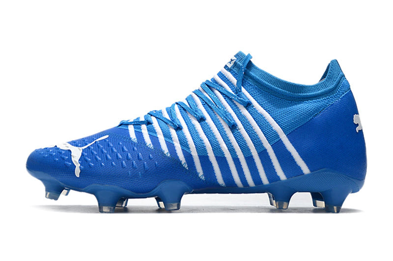 Chuteira Puma Future Z 1.3 Campo FG/AG - Azul/Branco