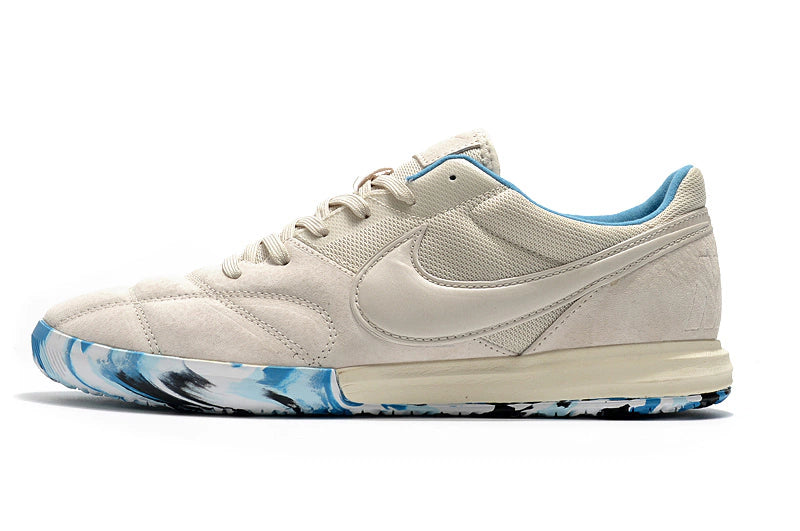 Chuteira Nike Premier 2 Futsal IC - Branco/Azul