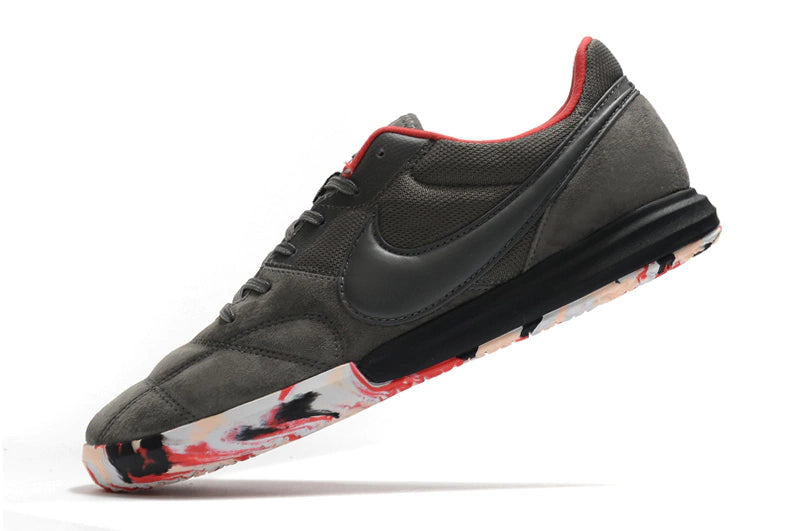 Chuteira Nike Premier 2 Futsal IC - Cinza