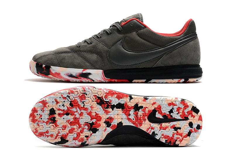 Chuteira Nike Premier 2 Futsal IC - Cinza