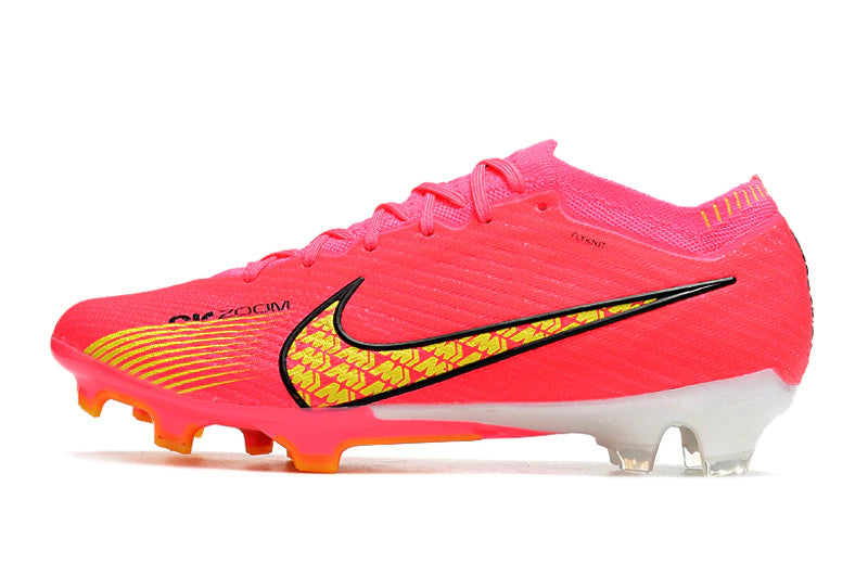 Chuteira Nike Air Zoom Mercurial Vapor 15 Elite FG - Rosa/Branco