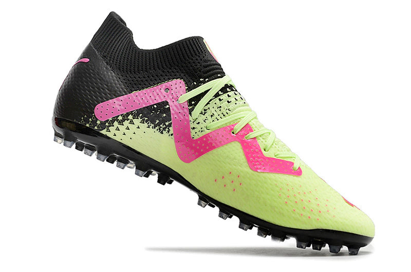 Chuteira Puma Future Ultimate MG - Verde/Rosa