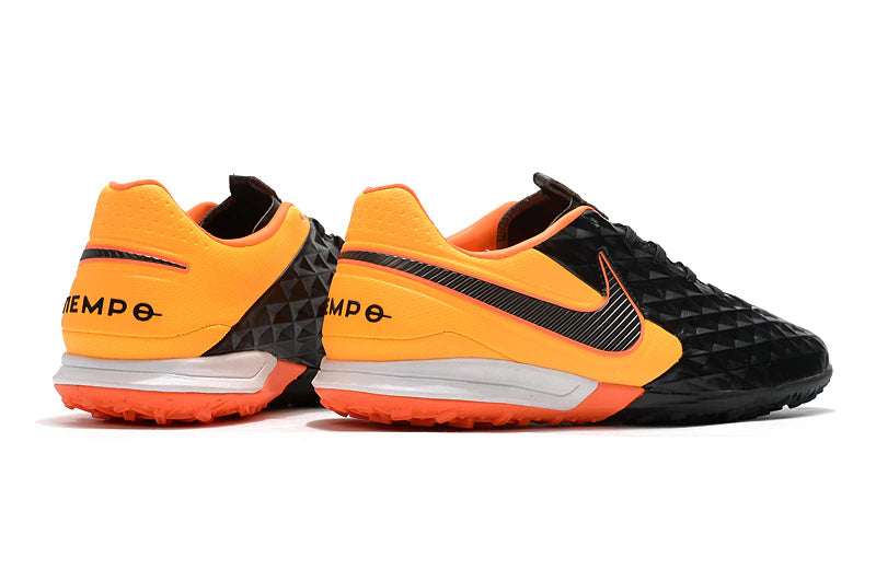 Chuteira Nike Tiempo 8 Pro Society - Preto/Laranja