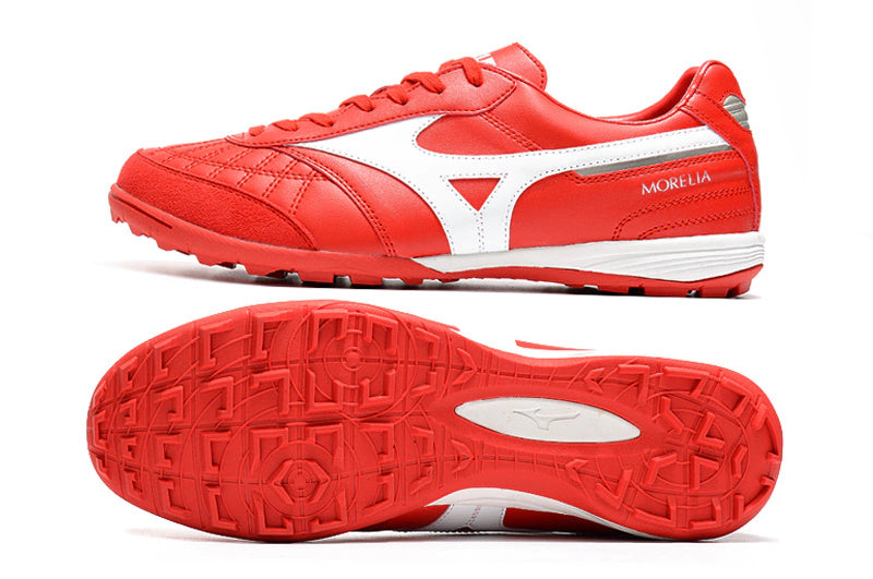 Chuteira Miuzno Morelia Neo Sala Society - Vermelho/Branco
