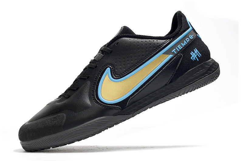 Chuteira Nike React Tiempo Legend 9 Pro Futsal IC - Preto/Dourado