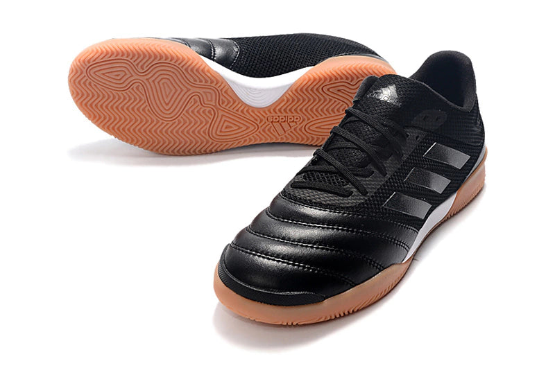 Chuteira Adidas Copa 20.1 Futsal - Preto/Marrom