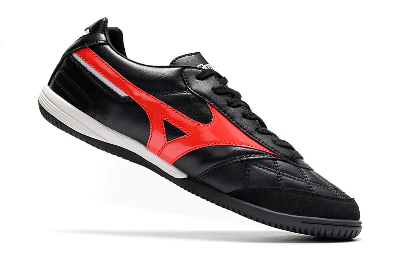 Chuteira Mizuno Morelia Sala Futsal - Preto/Vermelho